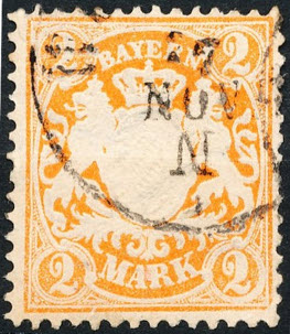 Timbre Royaume de Bavière (1849-1920) Y&T N°47