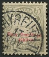 Timbre Royaume de Bavière (1849-1920) Y&T N°TA8