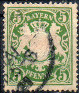 Timbre Royaume de Bavière (1849-1920) Y&T N°62