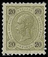 Timbre Autriche Y&T N°53 Timbre Autriche Y&T N°53