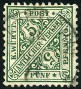 Timbre Royaume de Wurtemberg (1851-1924) Y&T N°SE17