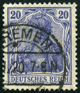 Timbre Empire allemand (1872-1945) Y&T N°70