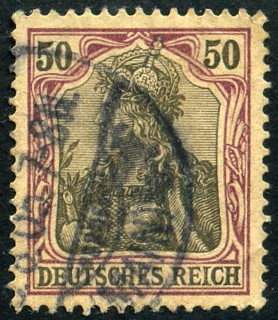 Timbre Empire allemand (1872-1945) Y&T N°74