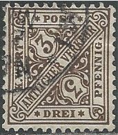 Timbre Royaume de Wurtemberg (1851-1924) Y&T N°SE46