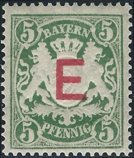 Timbre Royaume de Bavière (1849-1920) Y&T N°SE2