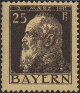 Timbre Royaume de Bavière (1849-1920) Y&T N°80