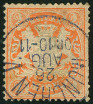 Timbre Royaume de Bavière (1849-1920) Y&T N°73