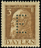 Timbre Royaume de Bavière (1849-1920) Y&T N°SE6