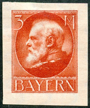 Timbre Royaume de Bavière (1849-1920) Y&T N°106B