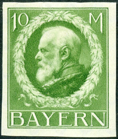 Timbre Royaume de Bavière (1849-1920) Y&T N°108B