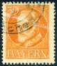 Timbre Royaume de Bavière (1849-1920) Y&T N°99A