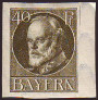 Timbre Royaume de Bavière (1849-1920) Y&T N°100B