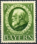 Timbre Royaume de Bavière (1849-1920) Y&T N°108A