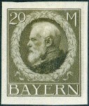 Timbre Royaume de Bavière (1849-1920) Y&T N°109B