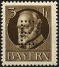 Timbre Royaume de Bavière (1849-1920) Y&T N°SE12