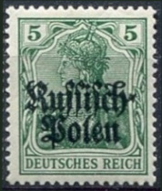 Timbre Pologne, occupation allemande Y&T N2