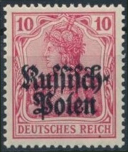 Timbre Pologne, occupation allemande Y&T N3