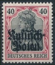 Timbre Pologne, occupation allemande Y&T N5