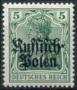 Timbre Pologne, occupation allemande Y&T N2