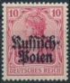 Timbre Pologne, occupation allemande Y&T N3