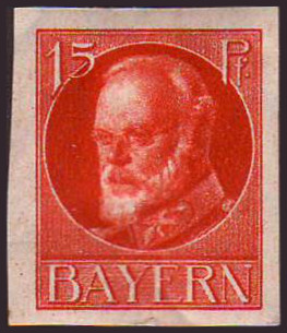 Timbre Royaume de Bavière (1849-1920) Y&T N°114B