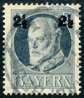 Timbre Royaume de Bavière (1849-1920) Y&T N°115