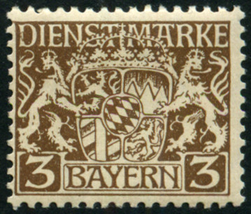 Timbre Royaume de Bavière (1849-1920) Y&T N°SE16