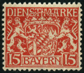 Timbre Royaume de Bavière (1849-1920) Y&T N°SE20