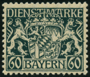 Timbre Royaume de Bavière (1849-1920) Y&T N°SE24
