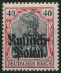 Timbre Pologne, occupation allemande Y&T N15