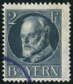 Timbre Royaume de Bavière (1849-1920) Y&T N°110A
