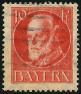 Timbre Royaume de Bavière (1849-1920) Y&T N°113A