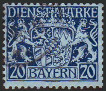 Timbre Royaume de Bavière (1849-1920) Y&T N°SE28
