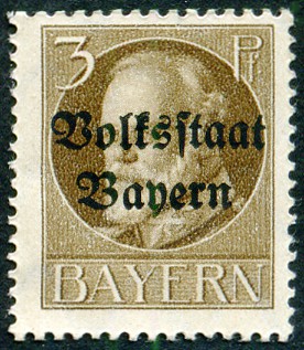 Timbre Royaume de Bavière (1849-1920) Y&T N°116A