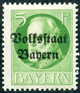 Timbre Royaume de Bavière (1849-1920) Y&T N°117A