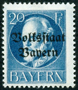 Timbre Royaume de Bavière (1849-1920) Y&T N°121A