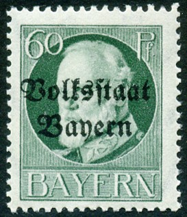 Timbre Royaume de Bavière (1849-1920) Y&T N°127A