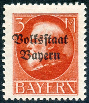 Timbre Royaume de Bavière (1849-1920) Y&T N°132A