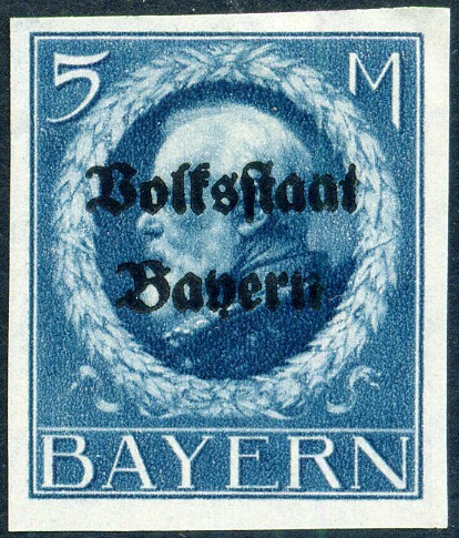 Timbre Royaume de Bavière (1849-1920) Y&T N°133B