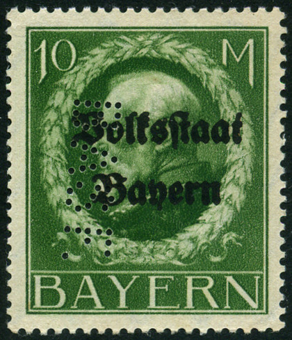 Timbre Royaume de Bavière (1849-1920) Y&T N°134A