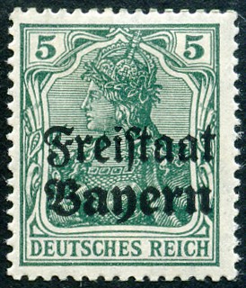 Timbre Royaume de Bavière (1849-1920) Y&T N°138