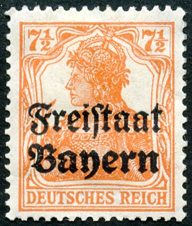 Timbre Royaume de Bavière (1849-1920) Y&T N°139