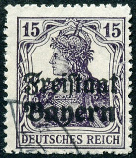 Timbre Royaume de Bavière (1849-1920) Y&T N°141