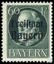 Timbre Royaume de Bavière (1849-1920) Y&T N°162A