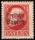 Timbre Royaume de Bavière (1849-1920) Y&T N°167A
