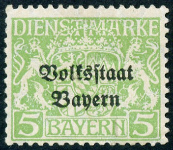 Timbre Royaume de Bavière (1849-1920) Y&T N°SE31