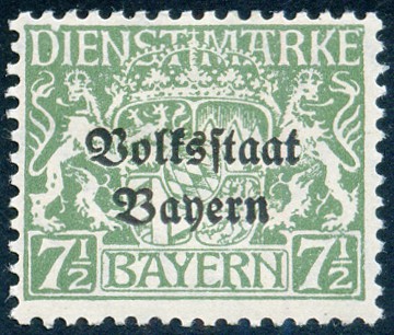 Timbre Royaume de Bavière (1849-1920) Y&T N°SE32