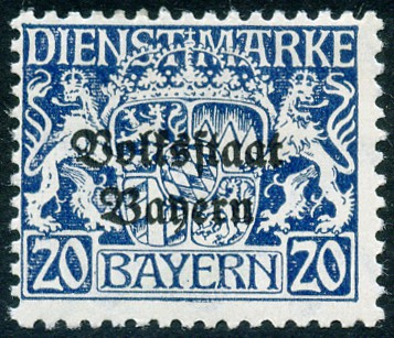Timbre Royaume de Bavière (1849-1920) Y&T N°SE35