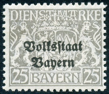 Timbre Royaume de Bavière (1849-1920) Y&T N°SE36