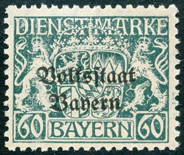 Timbre Royaume de Bavière (1849-1920) Y&T N°SE40
